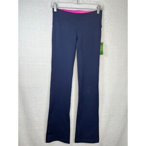 Lilly Pulitzer Luxletic Weekender‎ Pant Navy Pink High Waist Yoga S NWT
